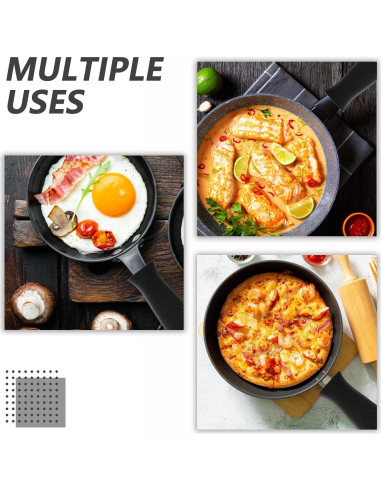 4 Fundas de Mango de Silicona TIESOME Antideslizantes Negras