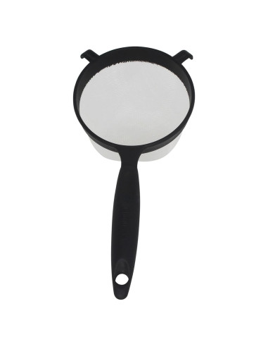 Colador de Plástico IMUSA 15.24 cm Negro Malla Duradera