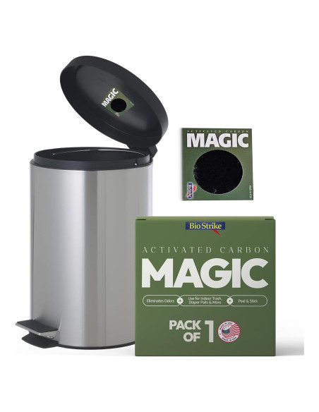 Eliminador de Olores de Basura BioStrike - Carbón Activado 2 Unidades