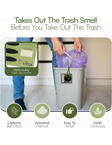 Eliminador de Olores de Basura BioStrike - Carbón Activado 2 Unidades