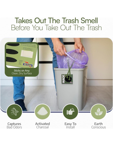 Eliminador de Olores de Basura BioStrike - Carbón Activado 2 Unidades
