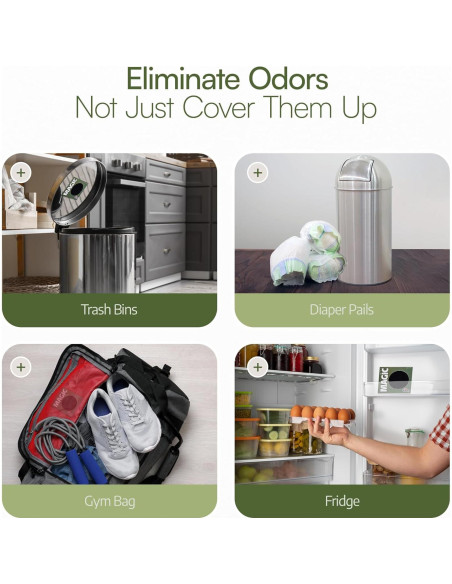 Eliminador de Olores de Basura BioStrike - Carbón Activado 2 Unidades