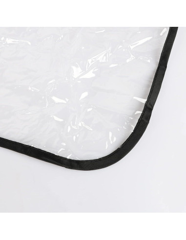 Cubierta de Lluvia Universal para Cochecito Gemelar Transparente