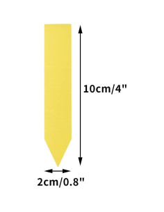 Etiquetas de Jardín KINGLAKE 500 Pcs Plástico 10x2 cm Multi 2