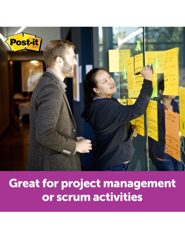 Notas Grandes Super Adhesivas Post-it 28x28 cm Amarillo 30 Hojas