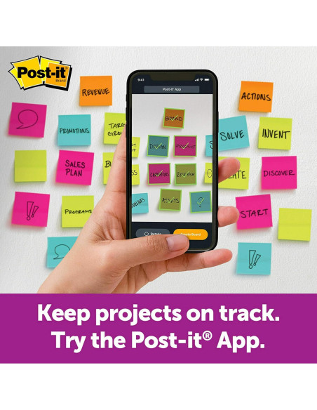 Notas Grandes Super Adhesivas Post-it 28x28 cm Amarillo 30 Hojas