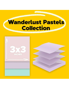 Notas Adhesivas Super Sticky Post-it 100% Recicladas 7.62 cm 2