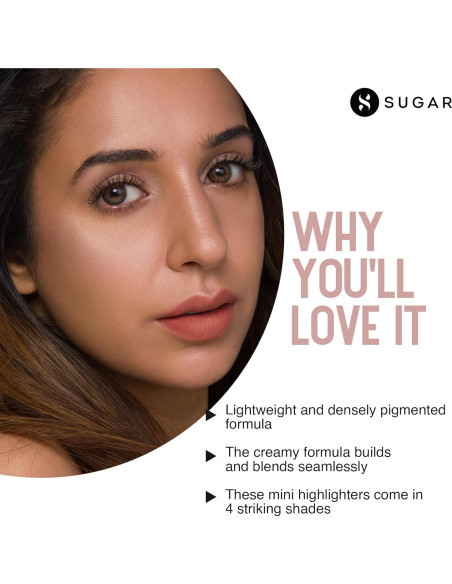 Iluminador Mini SUGAR Contour De Force 04 Rosa Real 4g