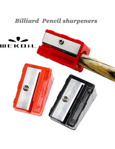 Sacapuntas Jumbo WEKOIL de Metal para Lápiz de Carpintero - Paquete de 4 2