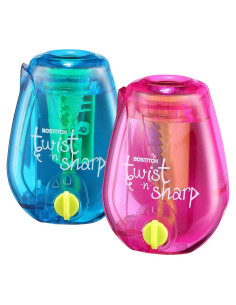 Sacapuntas Bostitch Twist-n-Sharp 2-Pack para Niños