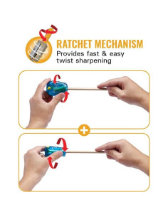 Sacapuntas Bostitch Twist-n-Sharp 2-Pack para Niños 2