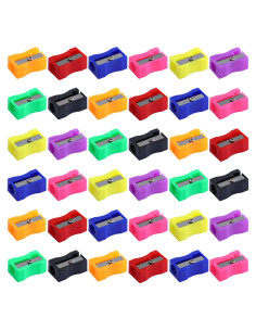 150 Mini Sacapuntas Manuales Coloridos XYW - Oficina y Aula
