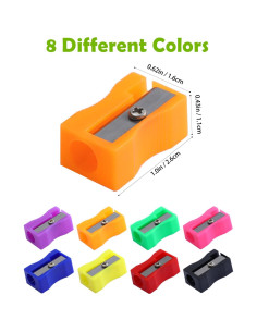 150 Mini Sacapuntas Manuales Coloridos XYW - Oficina y Aula 2