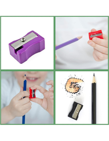 150 Mini Sacapuntas Manuales Coloridos XYW - Oficina y Aula