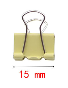 120 Clips de Binder Pequeños Multicolores YIKANGHENG 15mm 2