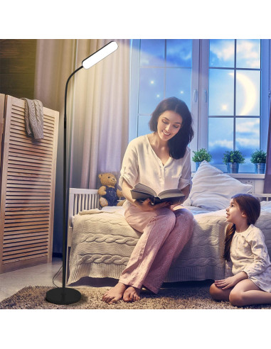 Lámpara de Pie LED WioMio con Control Remoto y Táctil 175cm