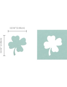 Punch de Acción de Palanca Bira Craft Trébol 2 - 2.06 cm 2