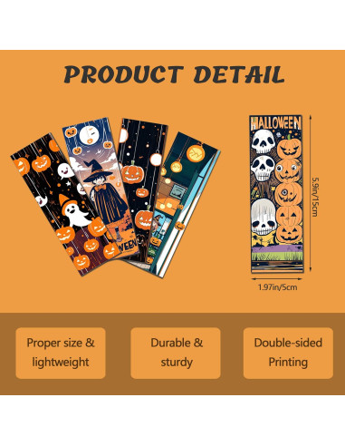 Marcadores de papel Halloween Genérico - 10 Piezas Duraderos