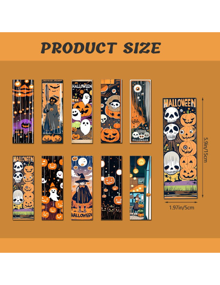 Marcadores de papel Halloween Genérico - 10 Piezas Duraderos