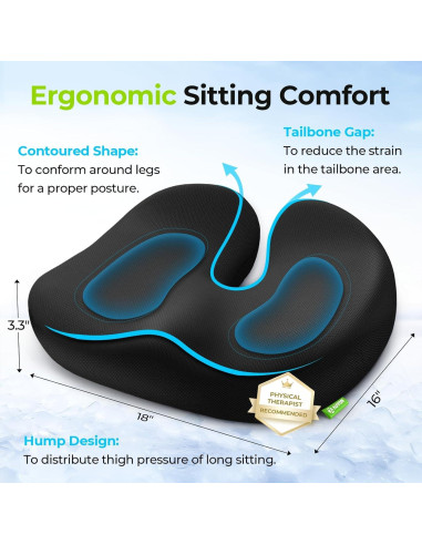 Cojín de Gel Refrigerante AUVON para Alivio de Dolor Ciático