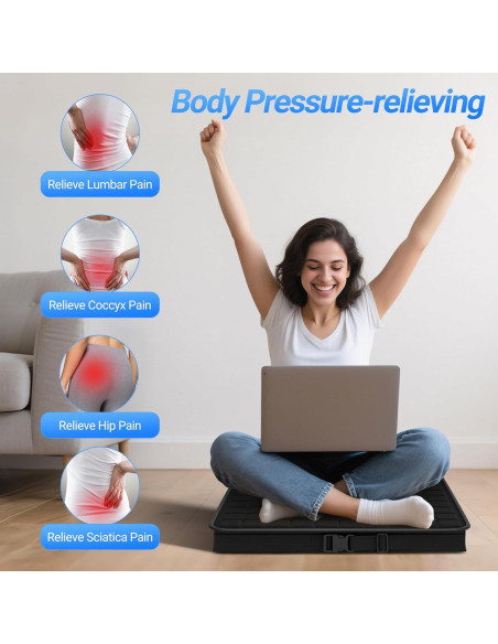 Cojín Refrigerante HOTHUGZ 48x46cm con Ventilador 12V Antideslizante