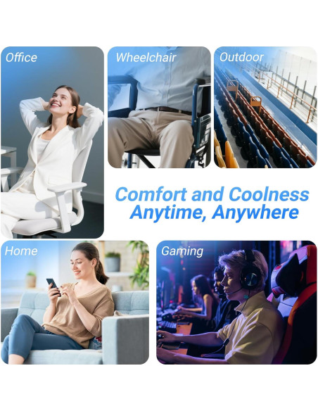 Cojín Refrigerante HOTHUGZ 48x46cm con Ventilador 12V Antideslizante