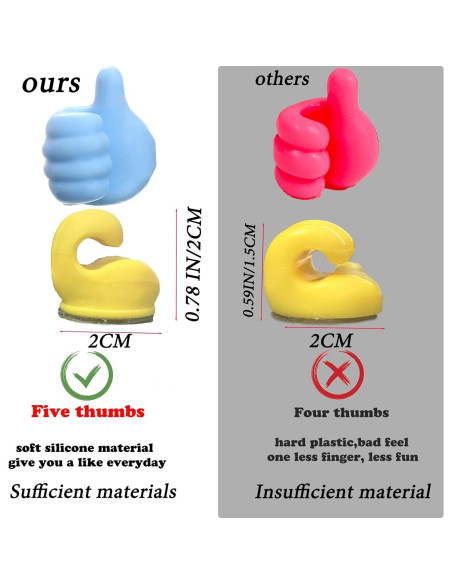 16 Ganchos Adhesivos de Silicona AELITOK para Cables y Llaves