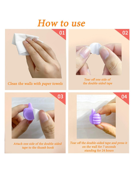 16 Ganchos Adhesivos de Silicona AELITOK para Cables y Llaves