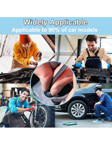 100 Bridas de Nylon Universal Autolock para Automóviles