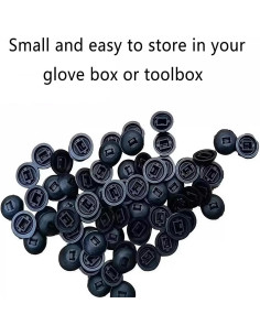 100 Hebillas de Brida de Nylon Genérico para Auto 9cm 2