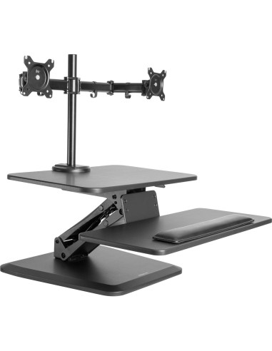 Elevador de Escritorio de Pie Mount-It! Ajustable Doble Monitor