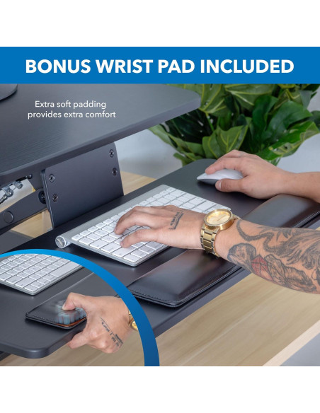 Elevador de Escritorio de Pie Mount-It! Ajustable Doble Monitor