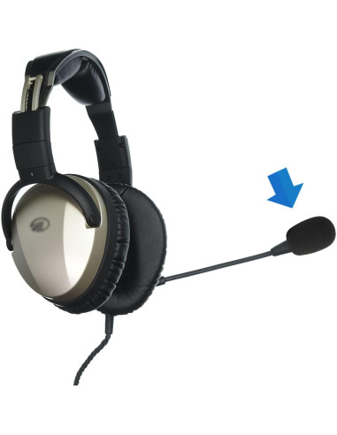 Cubiertas de Paraviento LEFXMOPHY para Auriculares Lightspeed Zulu