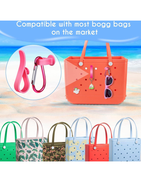 Ganchos de Inserción AIERSA para Bogg Bag - Rojo, 2 Piezas