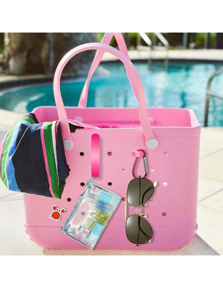 Ganchos de Inserción AIERSA para Bogg Bag - Rojo, 2 Piezas