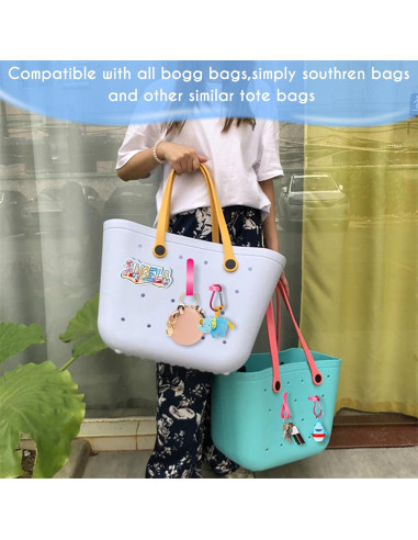 Ganchos de Inserción AIERSA para Bogg Bag - Rojo, 2 Piezas