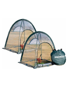 Paquete de 2 Mini Invernaderos TETINY POP 71x71x81 cm PVC
