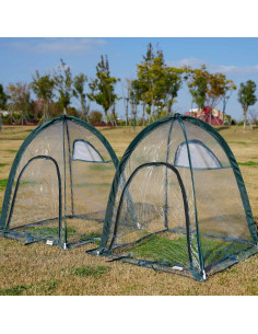 Paquete de 2 Mini Invernaderos TETINY POP 71x71x81 cm PVC 2