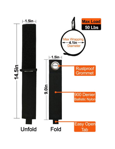 Soporte para Cables de Extensión ZTSXLLIM - Paquete de 4