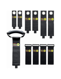 Paquete de Organización de Garaje Wrap-It Storage - 12 Correas de Almacenamiento