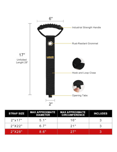Organizador de Cables LuBanSir 3 Piezas 71 cm Nylon Negro
