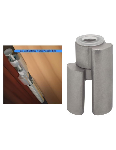Salvador de Puerta NUK3Y Hinge Pin Stop Níquel Satinado