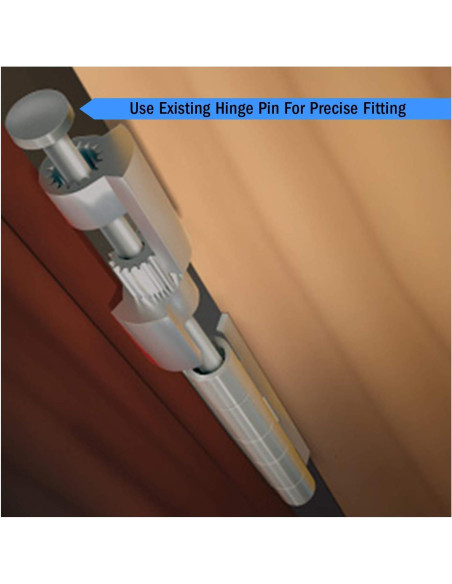 Salvador de Puerta NUK3Y Hinge Pin Stop Níquel Satinado