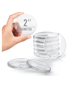 Topes de puerta ProStoppr 8 piezas autoadhesivos transparentes