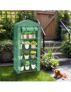 Invernadero Mini JupiterForce 4 Niveles 0.7x0.46x1.62m 2