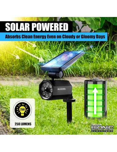 Luz Solar Bell+Howell Bionic Spotlight con Sensor de Movimiento
