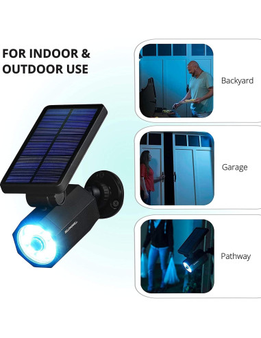 Luz Solar Bell+Howell Bionic Spotlight con Sensor de Movimiento