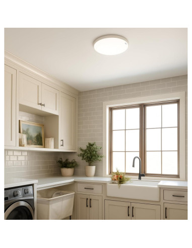 Luz de Techo LED con Sensor de Movimiento Leetdud 18W 1800Lm