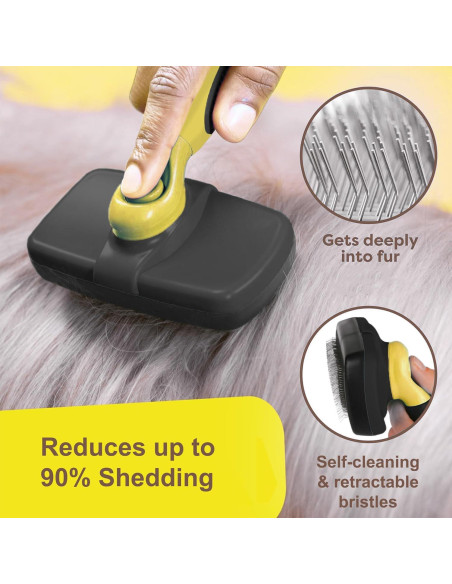 Cepillo Autolimpiante Pet Republique para Mascotas Peludas