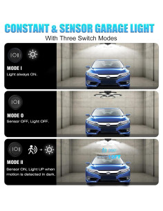 Luz de Garaje LED BRAINIAC 150W con Sensor de Movimiento E26/E27 2